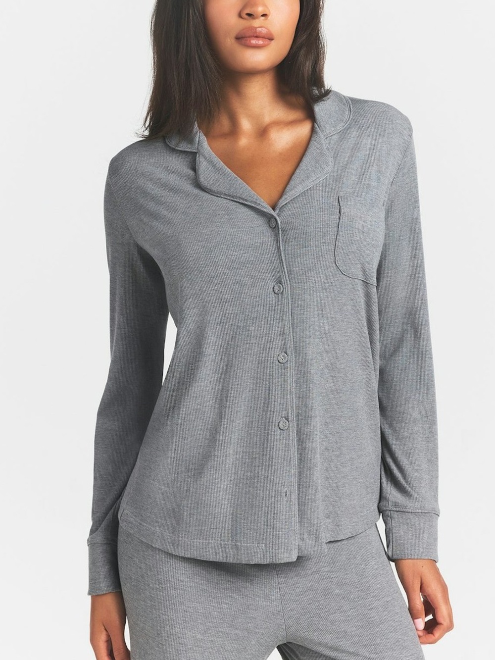 SKIMS Soft Lounge Sleep Top Grey Sz Small